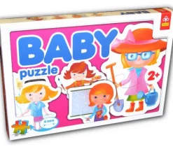 Trefl 4 mini Puzzles forme : Les métiers*Enfant Forme|À Partir De 2 Ans