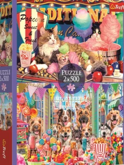 Trefl 2 Puzzles - Amis Moelleux* Chiens|Chats