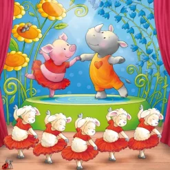 Ravensburger 3 Puzzles - Animaux sur Scène*Enfant Puzzles Pour Enfants|Dès 5 Ans : 31 À 49 Pièces