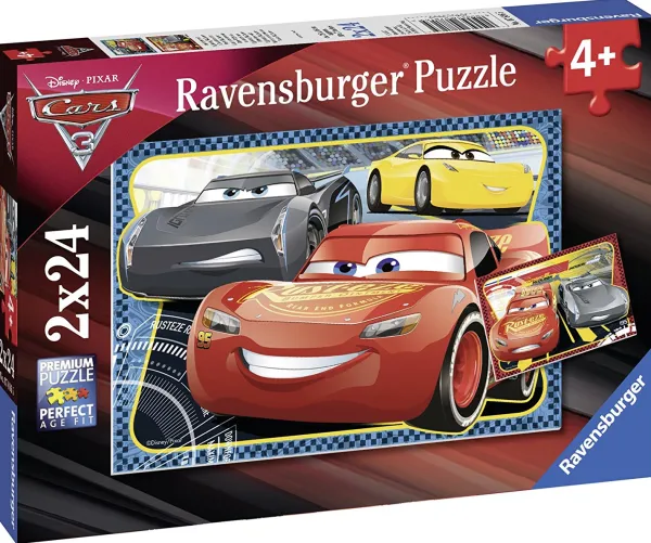 Ravensburger 2 Puzzles - Cars 3*Enfant Puzzles Pour Enfants|Dès 4 Ans : 21 À 30 Pièces