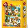 Art Puzzle 2 Puzzles - Chèvres Mignonnes*Enfant Puzzles Pour Enfants|Animaux De La Forêt
