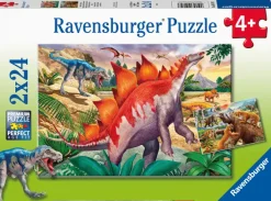 Ravensburger 2 Puzzles - Dinosaures*Enfant Dinosaures|Dès 4 Ans : 21 À 30 Pièces