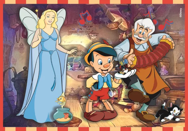 Clementoni 4 Puzzles - Disney Classics*Enfant Puzzles Pour Enfants|Dès 3 Ans : 11 À 20 Pièces