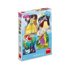 Dino 4 Puzzles - Disney Princess*Enfant Puzzles Pour Enfants|Dès 6 Ans : 50 À 100 Pièces