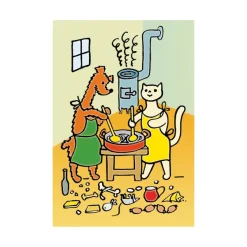 Dino 2 Puzzles - Doggie & Pussycat*Enfant Puzzles Pour Enfants|Dès 5 Ans : 31 À 49 Pièces
