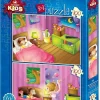 Art Puzzle 2 Puzzles - Enfants*Femme/Enfant Bébés Et Enfants|Dès 6 Ans : 50 À 100 Pièces