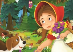Art Puzzle 2 Puzzles - Fille au Chaperon Rouge*Femme Puzzles Pour Enfants|Hommes Et Femmes