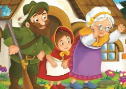 Art Puzzle 2 Puzzles - Fille au Chaperon Rouge*Femme Puzzles Pour Enfants|Hommes Et Femmes