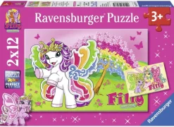 Ravensburger 2 Puzzles - Filly Butterfly*Femme Puzzles Pour Enfants|Anges