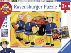 Ravensburger 2 Puzzles - Fireman Sam*Enfant Pompiers, Police, Secours|Dès 3 Ans : 11 À 20 Pièces