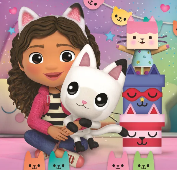 Clementoni 3 Puzzles - Gabby's Dollhouse*Enfant Puzzles Pour Enfants|Dès 5 Ans : 31 À 49 Pièces