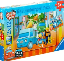 Ravensburger 2 Puzzles - Helden der Stadt*Enfant Dès 3 Ans : 11 À 20 Pièces|À Partir De 3 Ans