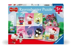 Ravensburger 3 Puzzles - Hello Kitty*Enfant Chats|Carré