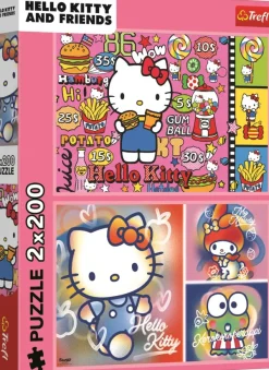 Trefl 2 Puzzles - Hello Kitty Et Ses Amis - Hello Kitty*Enfant À Partir De 9 Ans|Puzzles Pour Enfants