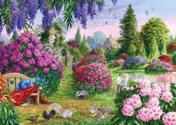 Gibsons 4 Puzzles - John Francis : Flore et Faune* Cottages Et Châlets|Forêts, Fleurs Et Jardins