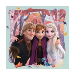 Dino 3 Puzzles - La Reine des Neiges : Joyeux Automne*Enfant Puzzles Pour Enfants|Dès 6 Ans : 50 À 100 Pièces