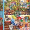 Trefl 2 Puzzles - L'Art De Peindre* Chats|Déco Et Objets