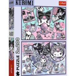 Trefl 2 Puzzles - Les Méfaits de Kuromis - Hello Kitty*Enfant À Partir De 9 Ans|Puzzles Pour Enfants