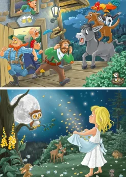 Ravensburger 2 Puzzles - L'Heure du Conte*Enfant Puzzles Pour Enfants|Dès 4 Ans : 21 À 30 Pièces