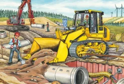 Schmidt Spiele 3 Puzzles - Mes Machines de Chantier Préférées*Enfant Puzzles Pour Enfants|Dès 5 Ans : 31 À 49 Pièces