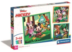 Clementoni 3 Puzzles - Mickey Mouse Celebration*Enfant Puzzles Pour Enfants|Dès 5 Ans : 31 À 49 Pièces