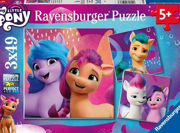 Ravensburger 3 Puzzles - My Little Pony*Enfant Puzzles Pour Enfants|Carré