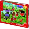 Dino 3 Puzzles - Petite Taupe et le Parapluie*Enfant Puzzles Pour Enfants|Dès 6 Ans : 50 À 100 Pièces