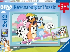 Ravensburger 2 Puzzles 12 Pièces - S'amuser avec Bluey*Enfant Chiens|Déco Et Objets