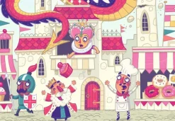 Ravensburger 2 Puzzles - Puzzle & Play - Royaume des Beignets*Enfant Dragons|Dès 4 Ans : 21 À 30 Pièces