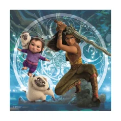 Dino 3 Puzzles - Raya et ses Amis*Enfant Puzzles Pour Enfants|Carré