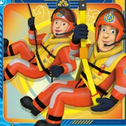 Ravensburger 3 Puzzles - Sam le Pompier*Enfant Pompiers, Police, Secours|Dès 5 Ans : 31 À 49 Pièces