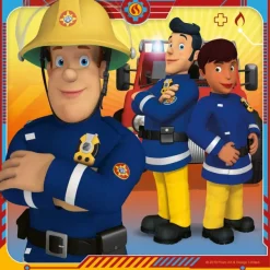 Ravensburger 3 Puzzles - Sam le Pompier*Enfant Pompiers, Police, Secours|Dès 5 Ans : 31 À 49 Pièces