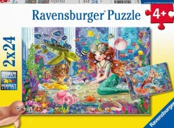 Ravensburger 2 Puzzles - Sirènes*Enfant Puzzles Pour Enfants|Dès 4 Ans : 21 À 30 Pièces