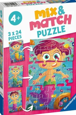 Ravensburger 3 Puzzles - Sirènes et Monstres Marins*Enfant Puzzles Pour Enfants|Dès 4 Ans : 21 À 30 Pièces