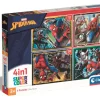 Clementoni 4 Puzzles - Spider-Man*Enfant Puzzles Pour Enfants|Dès 3 Ans : 11 À 20 Pièces