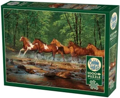 Cobble Hill A Travers la Rivière* Chevaux|Forêts, Fleurs Et Jardins