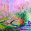 Enjoy Puzzle A Walk In A City Park* Forêts, Fleurs Et Jardins|Art