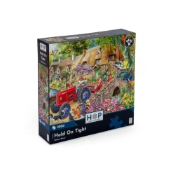 HOP - House of Puzzles Accrochez-Vous Bien* Tracteurs|Forêts, Fleurs Et Jardins