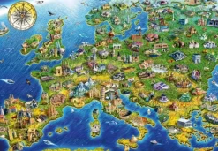 Bluebird Puzzle Adrian Chesterman - European Landmarks* Autres Pays D'Europe|De 1 000 Pièces