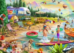 Bluebird Puzzle Adrian Chesterman - Camp d'Eté de Lakeside*Femme Hommes Et Femmes|Montagnes