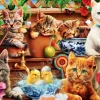 Bluebird Puzzle Adrian Chesterman - Kittens in the Potting Shed* Chats|Déco Et Objets