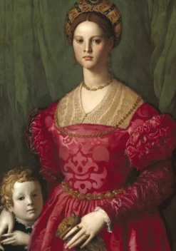 Grafika Agnolo Bronzino : Jeune Femme et Son Petit Garçon, 1540* Art|De 1 000 Pièces