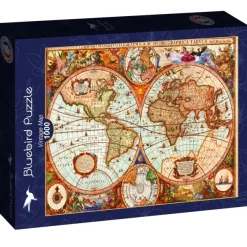 Bluebird Puzzle Aimee Stewart - Vintage Map* Rétros Et Nostalgie|De 1 000 Pièces