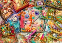 Bluebird Puzzle Aimee Stewart - The Junk Journaler's Desk* Déco Et Objets|De 1 000 Pièces