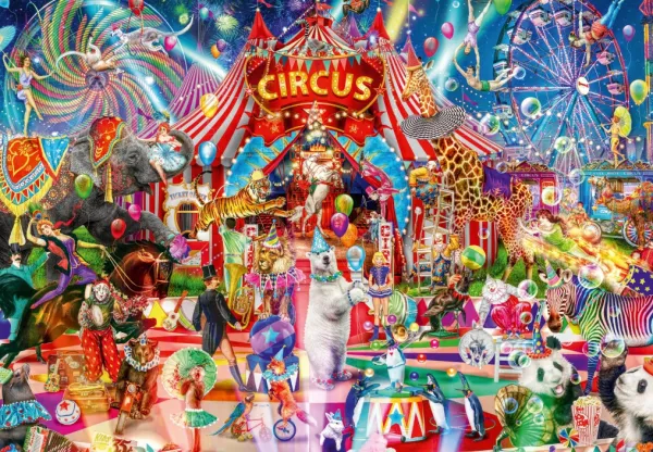 Bluebird Puzzle Aimee Stewart - A Night at the Circus* Animaux Sauvages|De 1 000 Pièces
