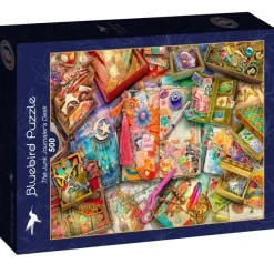 Bluebird Puzzle Aimee Stewart - The Junk Journaler's Desk* Déco Et Objets|De 500 À 999 Pièces
