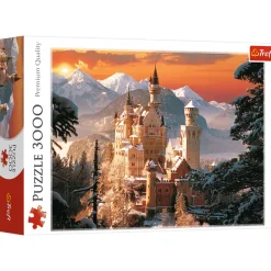 Trefl Allemagne : Neuschwanstein sous la neige* De 3 000 Pièces|De 3 000 Pièces