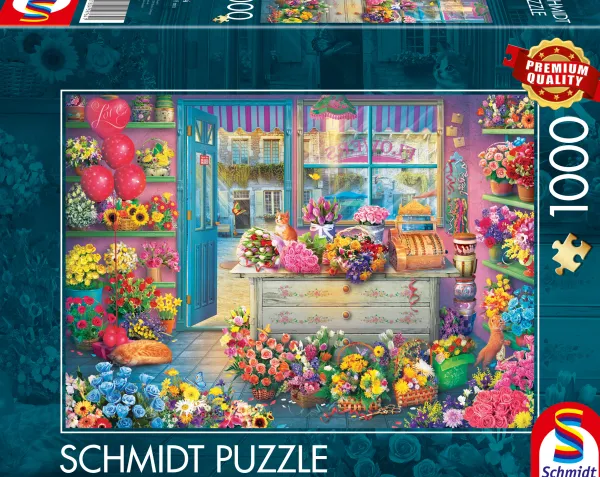Schmidt Spiele Ambiance Colorée chez le Fleuriste* Rétros Et Nostalgie|Villes Et Villages