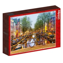 Alipson Puzzle Amsterdam by Night* Villes Et Villages|Monuments