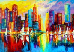 Enjoy Puzzle An Evening in New York* Villes Et Villages|États-Unis Et Canada